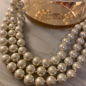 Jewelry - Jackie O Style Pearl Necklace Jewelry - Jackie O Style Pearl Necklace